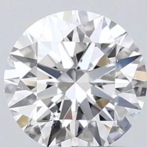 0.54 Carat Round D SI1 Natural Diamond