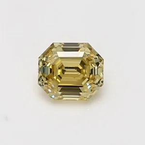 0.57 Carat Emerald Yellow SI1 Natural Diamond
