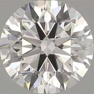 0.58 Carat Round F VVS2 Natural Diamond