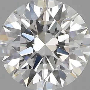 0.59 Carat Round F VVS2 Natural Diamond
