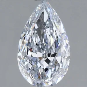 0.65 Carat Pear Fancy Light Blue VS2 Natural Diamond