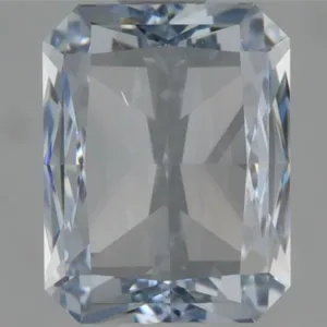 0.7 Carat Radiant Fancy Intense Blue VS2 Natural Diamond