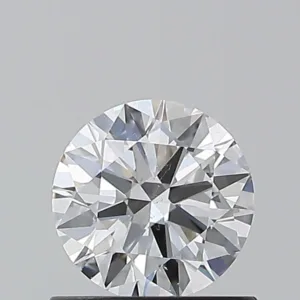0.7 Carat Round D SI1 Natural Diamond