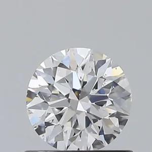 0.7 Carat Round D SI1 Natural Diamond