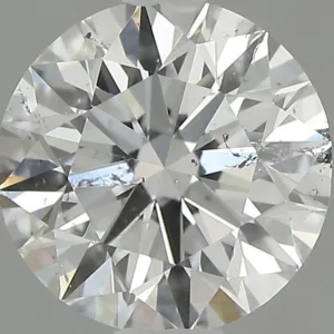 0.72 Carat Round H SI2 Natural Diamond