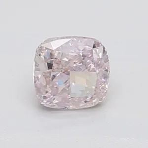 0.74 Carat Cushion Brilliant Fancy Pink I2 Natural Diamond