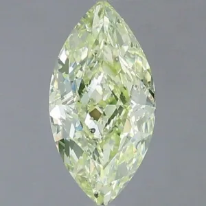 0.75 Carat Marquise Fancy Green SI2 Natural Diamond
