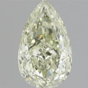 0.75 Carat Pear Fancy Green VS2 Natural Diamond