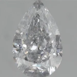 0.76 Carat Pear Fancy Light Blue I1 Natural Diamond