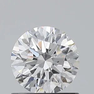 0.77 Carat Round D SI2 Natural Diamond