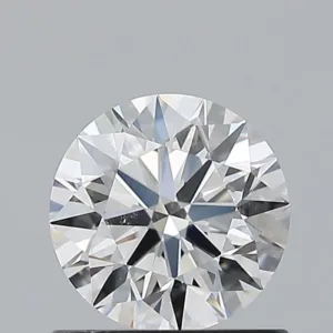 0.8 Carat Round D SI1 Natural Diamond