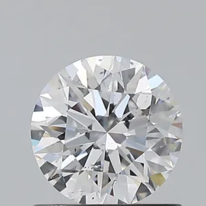 0.8 Carat Round D SI1 Natural Diamond