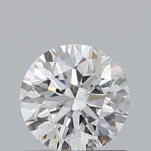 0.8 Carat Round D SI2 Natural Diamond