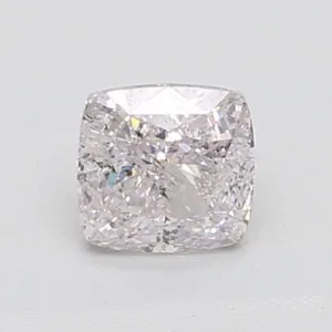 0.85 Carat Cushion Brilliant Fancy Light Purple I2 Natural Diamond