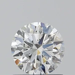 0.9 Carat Round F SI1 Natural Diamond