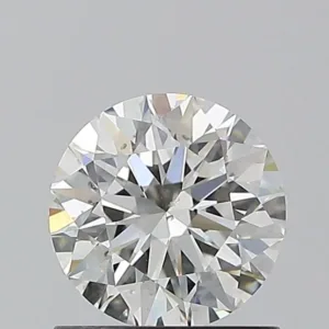 0.9 Carat Round H SI1 Natural Diamond