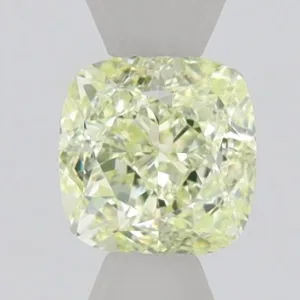 0.91 Carat Cushion Brilliant Fancy Light Green VS1 Natural Diamond