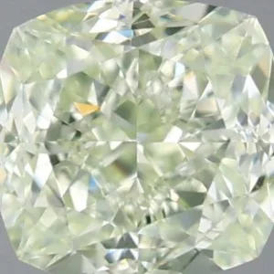 0.93 Carat Cushion Brilliant Fancy Light Green VS1 Natural Diamond