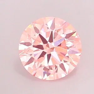 0.99 Carat Round Fancy Vivid Pink VS2 Lab Diamond