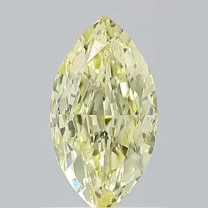 1 Carat Marquise Fancy Yellow VS2 Natural Diamond