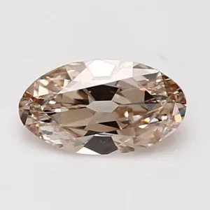 1 Carat Oval Fancy Light Brown VS1 Natural Diamond