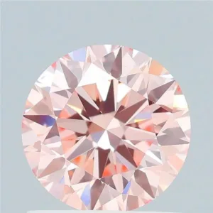 1 Carat Round Fancy Pink VS1 Lab Diamond
