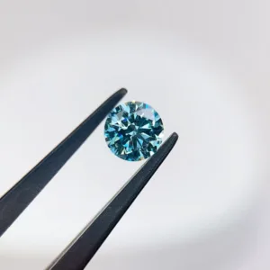 1 Carat Round Fancy Vivid Blue VVS1 Lab Diamond