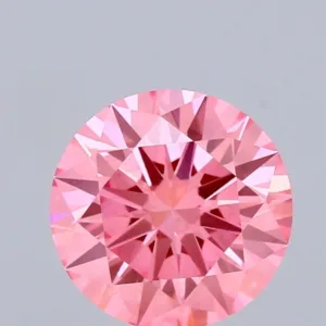 1 Carat Round Fancy Vivid Pink VS1 Lab Diamond