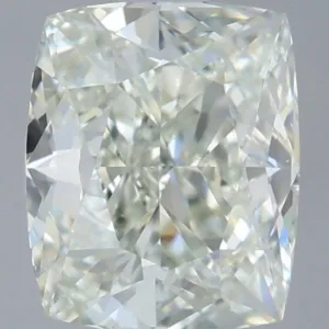 1.01 Carat Cushion Brilliant Fancy Light Green SI1 Natural Diamond