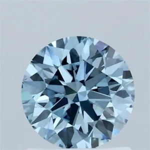 1.01 Carat Round Fancy Vivid Blue VS1 Lab Diamond