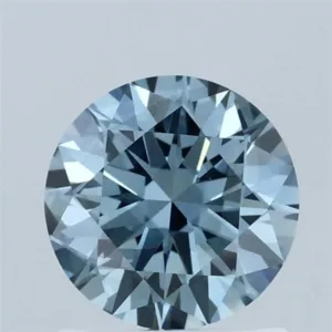 1.01 Carat Round Fancy Vivid Blue VS2 Lab Diamond