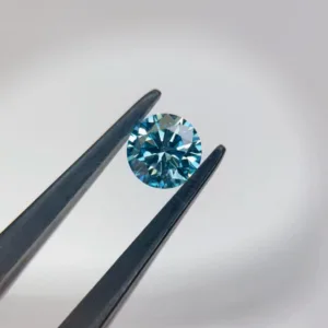 1.01 Carat Round Fancy Vivid Blue VVS1 Lab Diamond