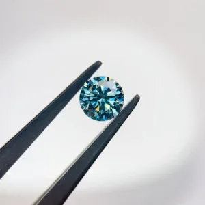 1.01 Carat Round Fancy Vivid Blue VVS2 Lab Diamond