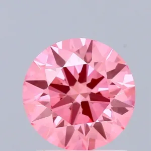 1.01 Carat Round Fancy Vivid Pink VS1 Lab Diamond