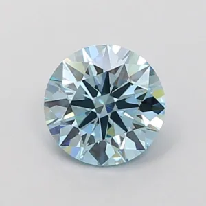 1.02 Carat Round Fancy Intense Blue VVS2 Lab Diamond