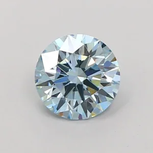 1.02 Carat Round Fancy Vivid Blue VS1 Lab Diamond