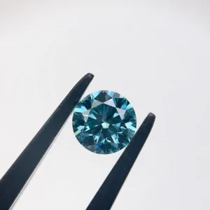 1.02 Carat Round Fancy Vivid Blue VVS1 Lab Diamond