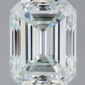 1.03 Carat Emerald Very Light Green VS2 Natural Diamond