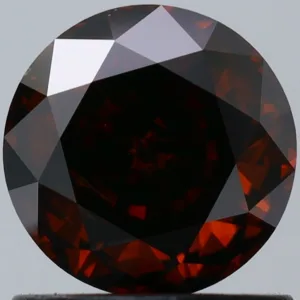 1.03 Carat Round Fancy Dark Brown I1 Natural Diamond