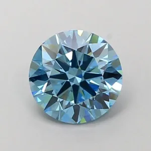 1.03 Carat Round Fancy Vivid Blue VS1 Lab Diamond