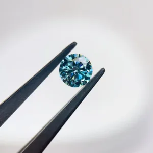 1.03 Carat Round Fancy Vivid Blue VVS2 Lab Diamond