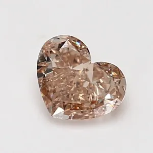 1.04 Carat Heart Fancy Brown VVS2 Natural Diamond