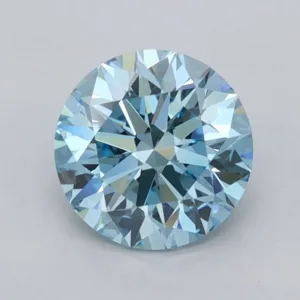1.04 Carat Round Fancy Vivid Blue VS1 Lab Diamond