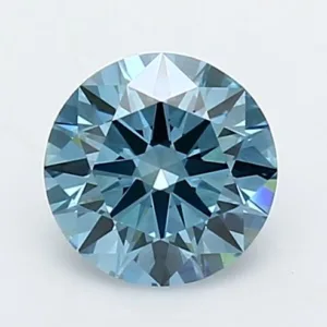 1.04 Carat Round Fancy Vivid Blue VS1 Lab Diamond