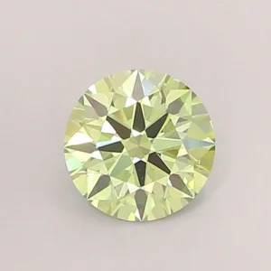 1.04 Carat Round Fancy Vivid Green VS1 Lab Diamond
