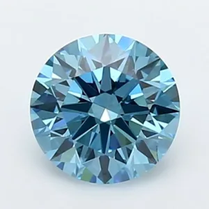 1.05 Carat Round Fancy Vivid Blue VS1 Lab Diamond