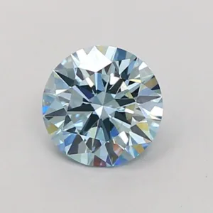1.05 Carat Round Fancy Vivid Blue VS2 Lab Diamond