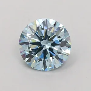 1.06 Carat Round Fancy Vivid Blue VS1 Lab Diamond