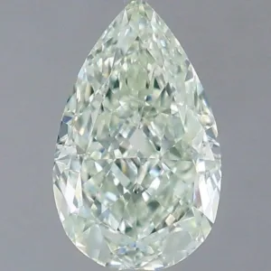 1.08 Carat Pear Fancy Light Green VS1 Natural Diamond