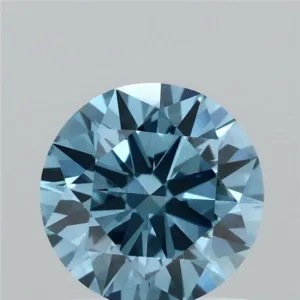 1.11 Carat Round Fancy Vivid Blue VS1 Lab Diamond